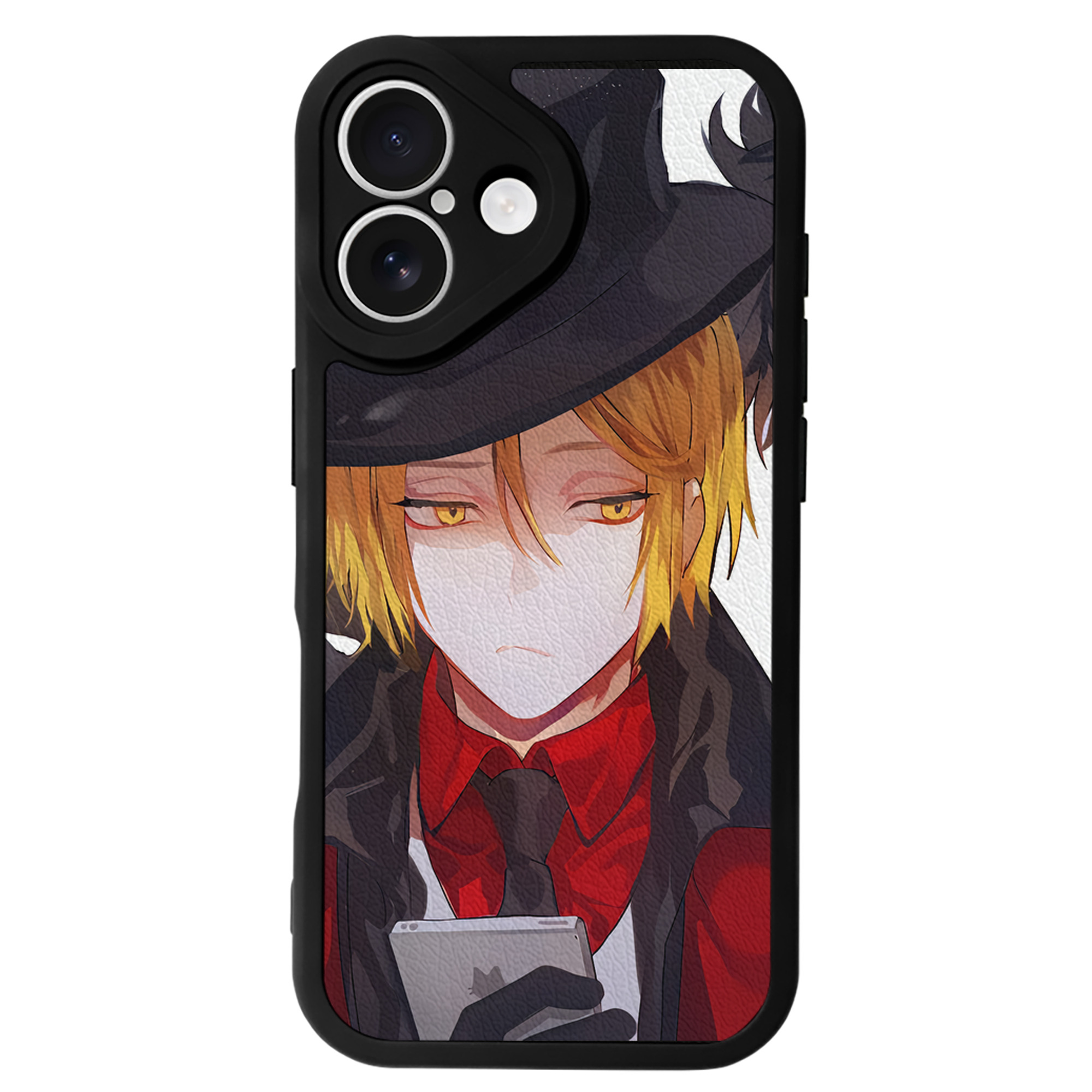 （画像用） ハイキュー!! Haikyu!! 【iPhone 16シリーズ対応】シリコンスマホケース（レザー調） 材質：シリコン